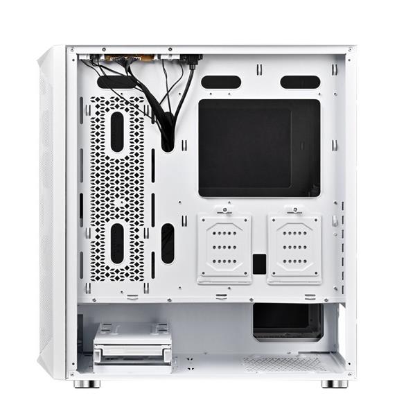 1stCOOL MiddleTower Wind Storm White, E-ATX, USB3.0 + set 4x ARGB fan, biela 