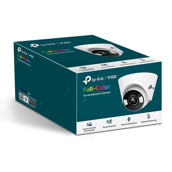 3MP Full-Color Turret Network Camera SPEC:H.265+/H.265/H.264+/H.264, 1/2.8" Progressive Scan CMOS, Color/0.005 Lux@F1.6, 