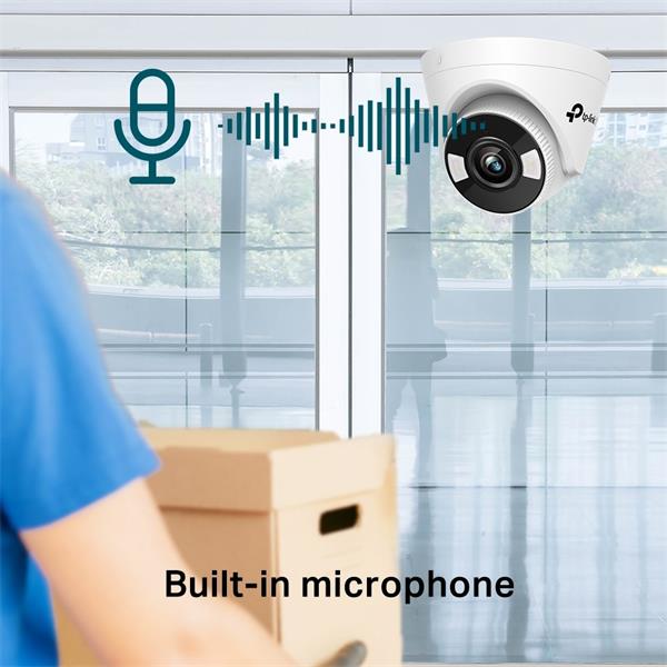 3MP Full-Color Turret Network Camera SPEC:H.265+/H.265/H.264+/H.264, 1/2.8" Progressive Scan CMOS, Color/0.005 Lux@F1.6, 