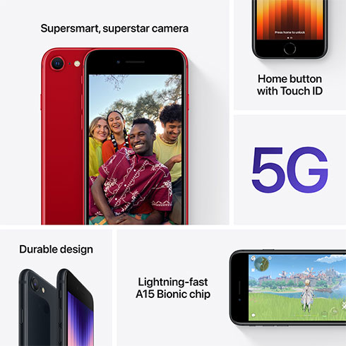 iPhone SE 128GB Midnight (2022) 