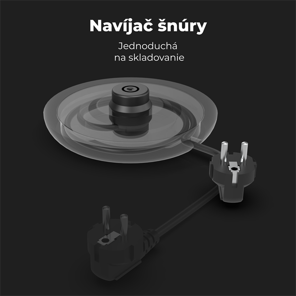 AENO Rýchlovarná smart kanvica EK8S biela, 2200W,1,7 l,Strix,dvojité steny,regulácia teploty,WiFi, LEDdisplej,auto vyp 