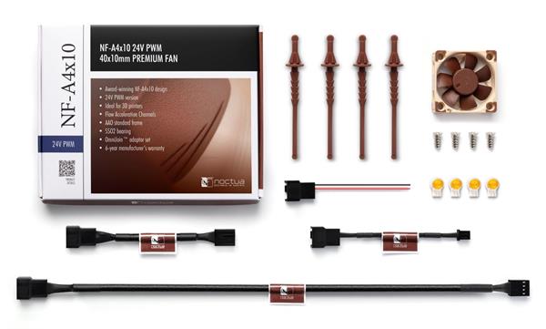 Noctua NF-A4x10 24V PWM ventilátor 40x40x10mm 