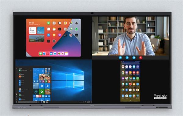 110" Light PLUS INTERAKTIVNY DOTYKOVY PANEL, 4K, Android 13, 40 dot., QUAD Core,8GB RAM, 64GB eMMC,13MP CAM, MIC  