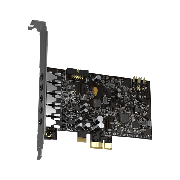 Creative Sound Blaster Audigy FX V2, Zvuková karta Hi-res 5.1 PCI-e so sadou SmartComms Kit a možnosťou upgradu 