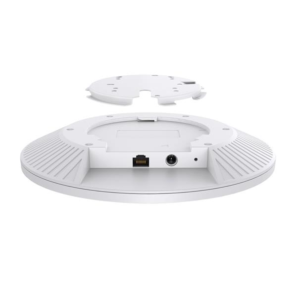 Omada  BE9300 Ceiling Mount Tri-Band Wi-Fi 7 Access Point PORT: 1×10G RJ45 Port SPEED:574Mbps at  2.4 GHz + 2880 Mbps at 