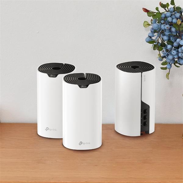 AC1900 Whole Home Mesh Wi-Fi Unit SPEED: 600 Mbps at 2.4 GHz +1300 Mbps at 5 GHz SEPC: 3× Internal Antennas, 3× Gigabit  
