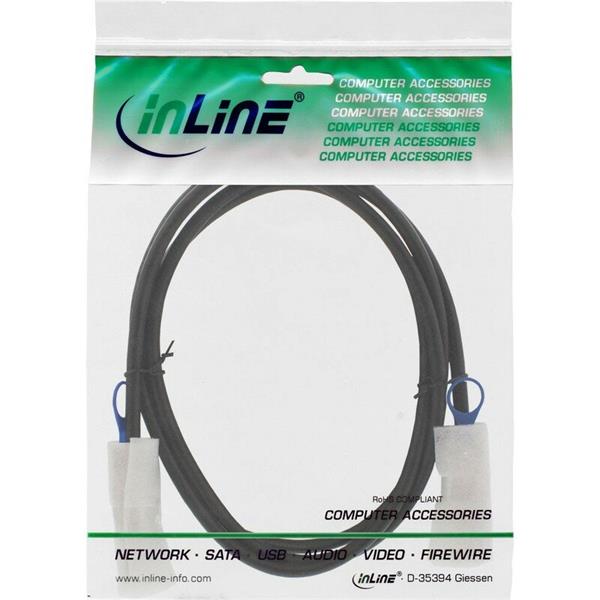 Kábel Mini SAS HD Cable SFF-8644 to SFF-8644 12Gb/s 2m 