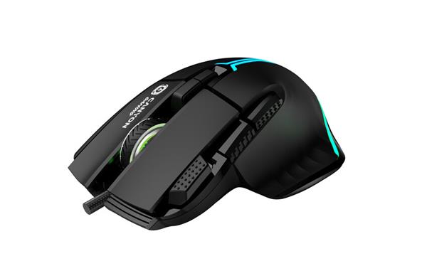 Canyon Fortnax, GM-636 herná myš, drôtová, optická, 20.000dpi, odozva 1ms, 9 progr. tlač,  6 režimov RGB podsv., čierna 