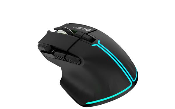 Canyon Fortnax, GM-636 herná myš, drôtová, optická, 20.000dpi, odozva 1ms, 9 progr. tlač,  6 režimov RGB podsv., čierna 