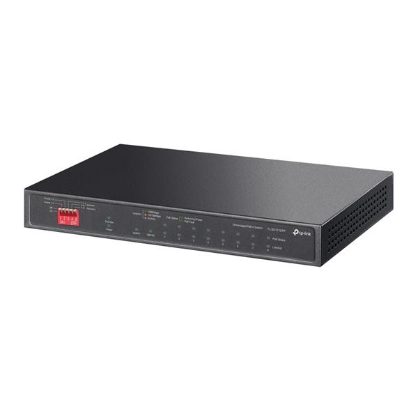 10-Port Gigabit Desktop Switch with 6-Port PoE+ and 2-Port PoE++ PORT: 2× Gigabit PoE++ Ports, 6× Gigabit PoE+ Ports, 2x 