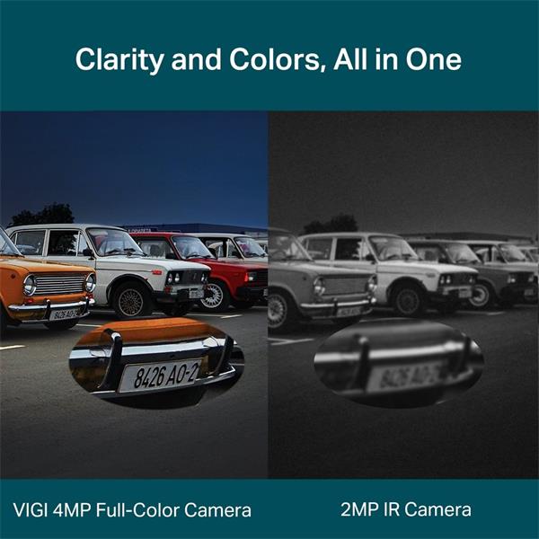 4MP Full-Color Dome Network Camera SPEC: H.265+/H.265/H.264+/H.264, 1/3" Progressive Scan CMOS, Color/0.005 Lux@F1.6, 0  