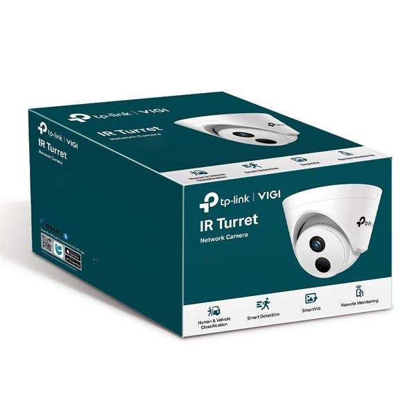 2MP Turret Network Camera SPEC: H.265+/H.265/H.264+/H.264, 1/3" Progressive Scan CMOS, Color/0.01 Lux@F2.0, 0 Lux with I 