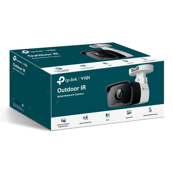3MP Outdoor Bullet Network Camera SPEC: H.265+/H.265/H.264+/H.264, 1/2.8" Progressive Scan CMOS, Color/0.01 Lux@F2.0, 0  