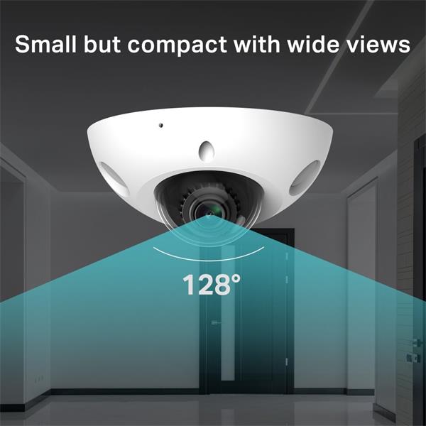 3MP Mini Dome Network Camera SPEC:H.265+/H.265/H.264+/H.264, 1/2.8" Progressive Scan CMOS, Color/0.005 Lux@F1.6, 0 Lux w 