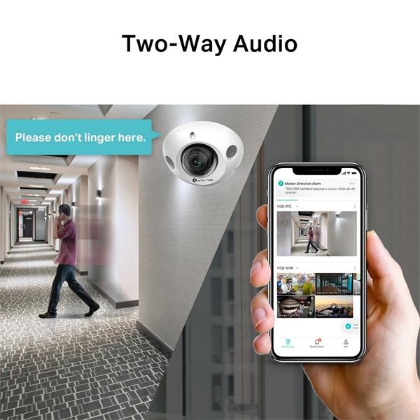 3MP Mini Dome Network Camera SPEC:H.265+/H.265/H.264+/H.264, 1/2.8" Progressive Scan CMOS, Color/0.005 Lux@F1.6, 0 Lux w 