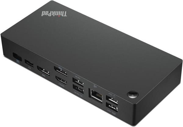 Lenovo ThinkPad USB-C Dock - PD65W (2x DP, 1x HDMI, RJ45, 1x USB-C, 5x USB) max. 3x LCD EOL nahrada 40BF0100EU  