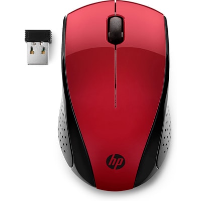 Bezdrôtová myš HP 220 - červená 