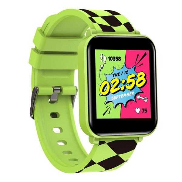 Canyon Joyce KW-43, smart hodinky pre mládež, IPS displej 1.54´´, IP67, Entertainment, hry, športy, notifikácie, zelené 