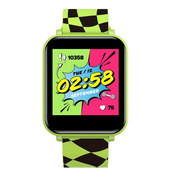 Canyon Joyce KW-43, smart hodinky pre mládež, IPS displej 1.54´´, IP67, Entertainment, hry, športy, notifikácie, zelené 