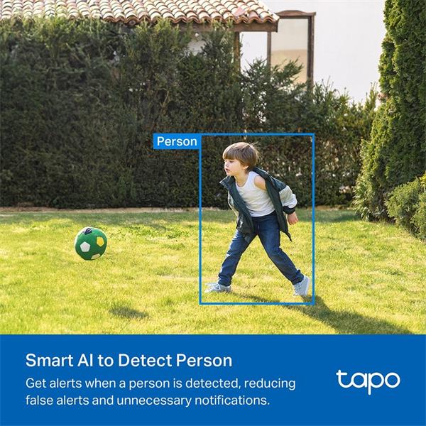 Smart Wire-Free Indoor/Outdoor Security Camera SPEC: 2K (2304x1296), 2.4 GHz, 6400mAh rechargeable lithium-ion battery F 