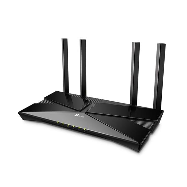 AX3000 Dual-Band Wi-Fi 6 Router SPEED: 574 Mbps at 2.4 GHz + 2402 Mbps at 5 GHz SPEC: 4× Antennas, Qualcomm Dual-Core CP 