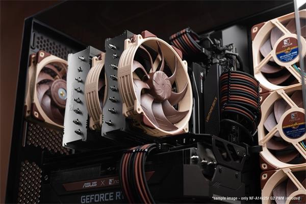 Noctua NF-A14x25r G2 PWM Sx2-PP sada 2 ventilátorov 140x140x25mm 