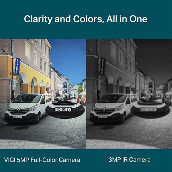 5MP Full-Color Dome Network Camera SPEC: H.265+/H.265/H.264+/H.264, 1/2.7" Progressive Scan CMOS, Color/0.005 Lux@F1.6,  