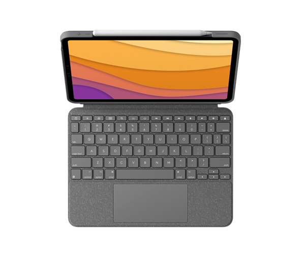 Logitech® Combo Touch for iPad Air 13-inch (M2)-OXFORD GREY-US 