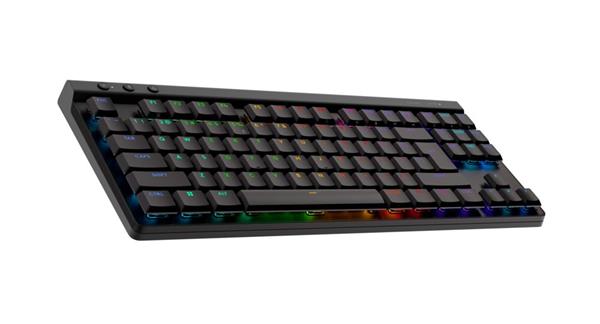 Logitech® G515 LIGHTSPEED TKL Wireless Gaming Keyboard-BLACK-UK-2.4GHZ/BT-TACTILE 