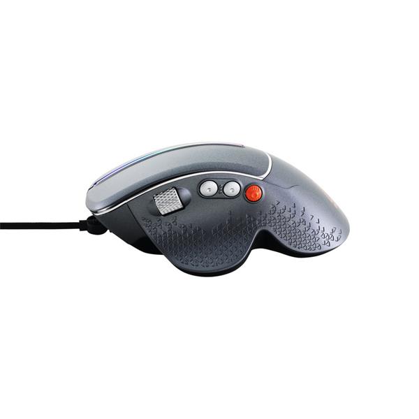 Canyon Apstar, GM-12 herná myš, drôtová, optická, 800-6400 dpi, 6 program. tlač, bočné scroll, LED podsv. 