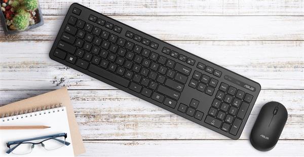 ASUS CW100 Copilot version - bezdrôtová klávesnica a myš, čierna, CZ/SK 