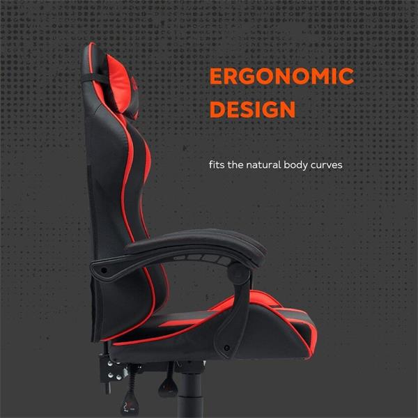 Canyon SGCH2, Core, ergonomické herné kreslo, čierno-oranžové 