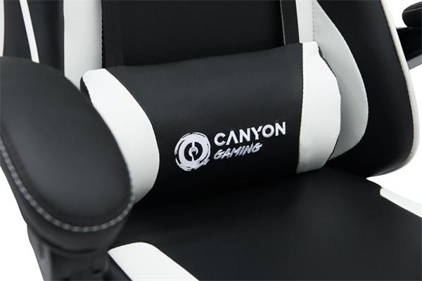Canyon SGCH2, Core, ergonomické herné kreslo, čierno-biele 