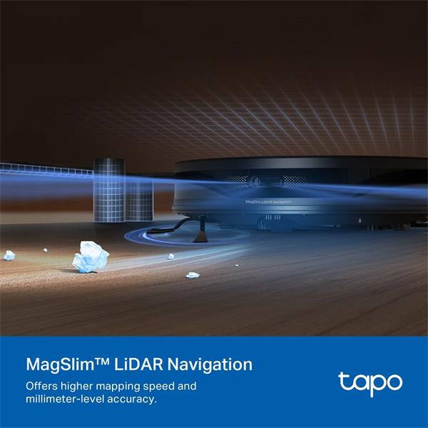 Robot Vacuum Cleaner & Auto-Empty Dock SPEC: MagSlim LiDAR + IMU Dual Navigation, Vacuum & Mop 2-in-1, 5300Pa, 3L Auto-E 