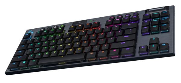 Logitech® G915 X LIGHTSPEED TKL Low-Profile Wireless Gaming Keyboard - BLACK - US INT"L - hmatová 