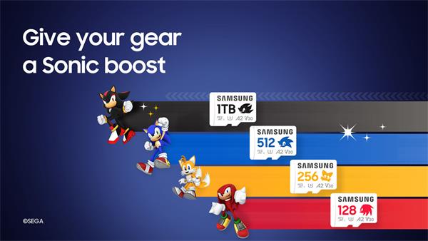 128 GB . microSDXC karta Samsung PRO Plus Sonic the Hedgedog + adaptér 