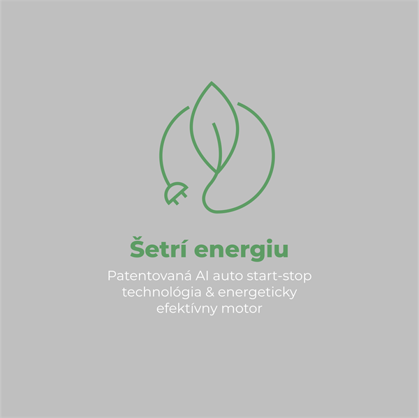 AENO AI ProDryer Fén HD5 šedý, 100km/h, Hlasové ovl., ionizátor, AI, NTC, Gravity/Infra senzor, 67 dB, LED 