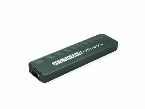 Value Externý box / Adaptér USB 3.2 Gen 2x2 Typ C na NVMe M.2 SSD HDD (M-key), 20Gbps, čierny 