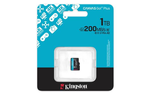 1 TB . microSDXC karta Kingston Canvas Go Plus Gen4 bez adaptéra 