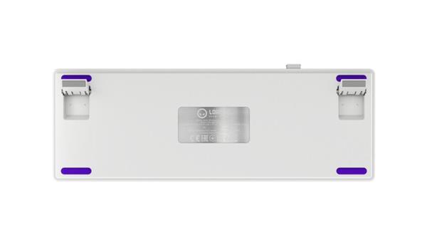 Lorgar KBP70MW, Profi bezdrôtová mechanická herná klávesnica, Wireless 2.4 GHz/ BT 5.0/káblová, US layout, biela 