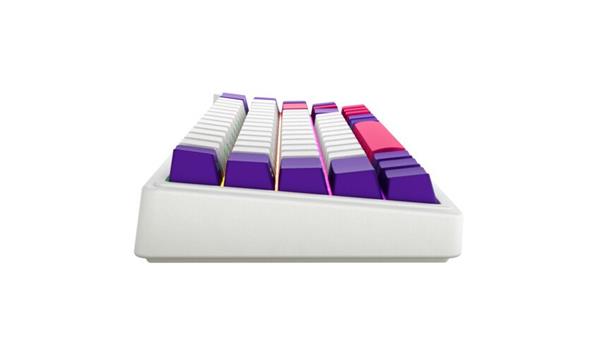 Lorgar KBP70MW, Profi bezdrôtová mechanická herná klávesnica, Wireless 2.4 GHz/ BT 5.0/káblová, US layout, biela 
