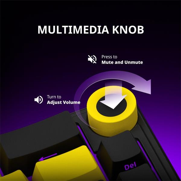 Lorgar KBP70MW, Profi bezdrôtová mechanická herná klávesnica, Wireless 2.4 GHz/ BT 5.0/káblová, US layout, biela 