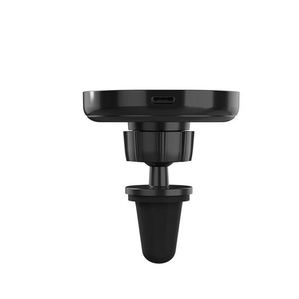 Canyon OnGrip 105, bezdrôtová autonabíjačka, magnetické uchytenie mobilu, 15W, 1x USB-C 20W. čierna 
