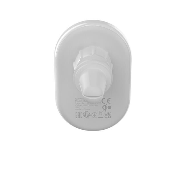 Canyon OnGrip 105, bezdrôtová autonabíjačka, magnetické uchytenie mobilu, 15W, 1x USB-C 20W. biela 