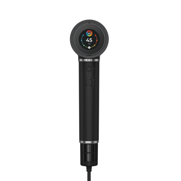 AENO AI ProDryer Fén HD5 čierny, 100km/h, Hlasové ovl., ionizátor, AI, NTC, Gravity/Infra senzor, 67 dB, LED 