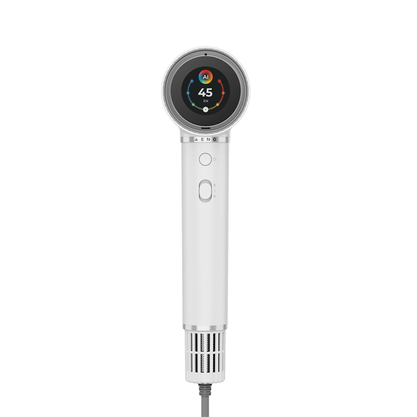 AENO AI ProDryer Fén HD5 biely, 100km/h, Hlasové ovl., ionizátor, AI, NTC, Gravity/Infra senzor, 67 dB, LED 