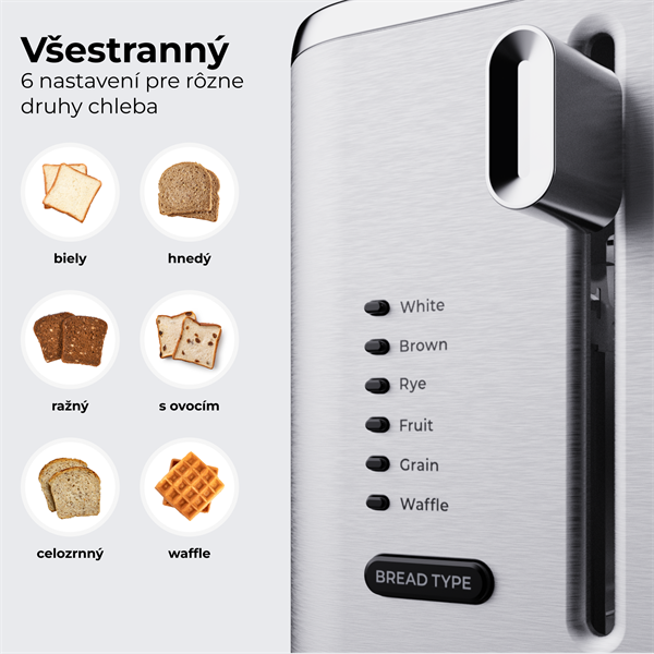 AENO 2-plátkový hriankovač TS3 , nerezová oceľ, EU 