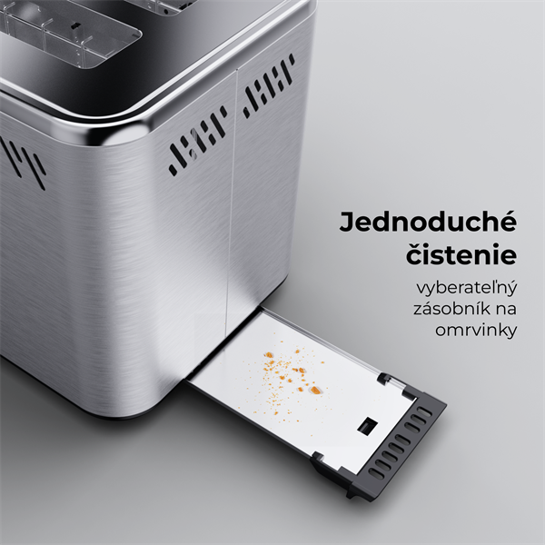 AENO 2-plátkový hriankovač TS3 , nerezová oceľ, EU 