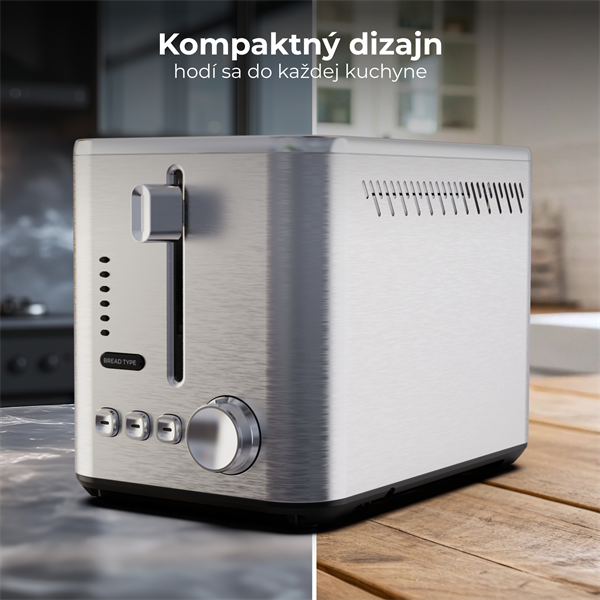 AENO 2-plátkový hriankovač TS3 , nerezová oceľ, EU 