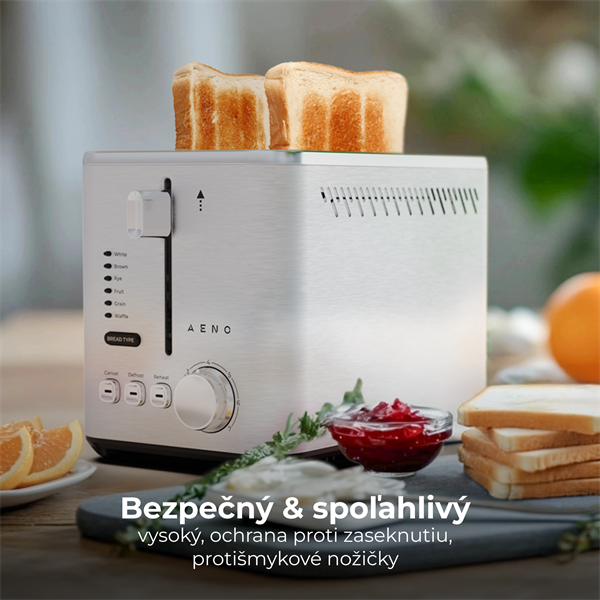 AENO 2-plátkový hriankovač TS3 , nerezová oceľ, EU 